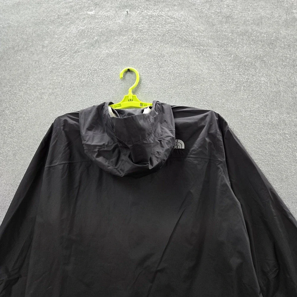 The North Face Men Jacket XL Black Embroidered Activewear Zipper READ